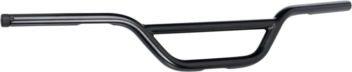 BILTWELL 1" Handlebar w/ TBW Plugs - Moto - Black 6016-2017 - Image 2