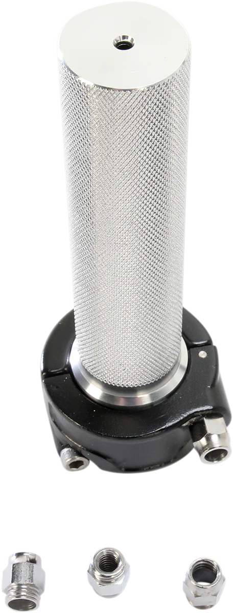 BILTWELL 1" Whiskey Throttle Assembly - Single Cable - Black 6601-201-01 - Image 2