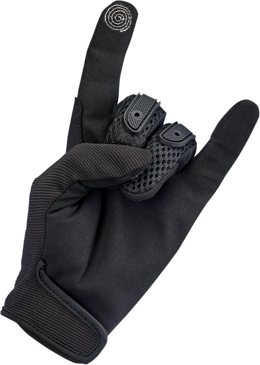 BILTWELL Anza Gloves - Black Out - Large 1507-0101-004 - Image 4