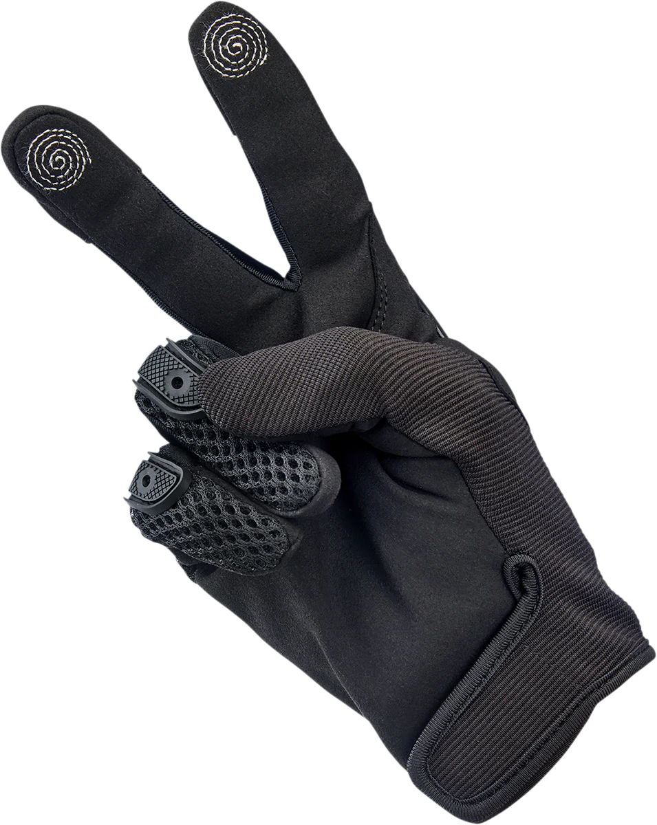 BILTWELL Anza Gloves - Black Out - XS 1507-0101-001 - Image 3
