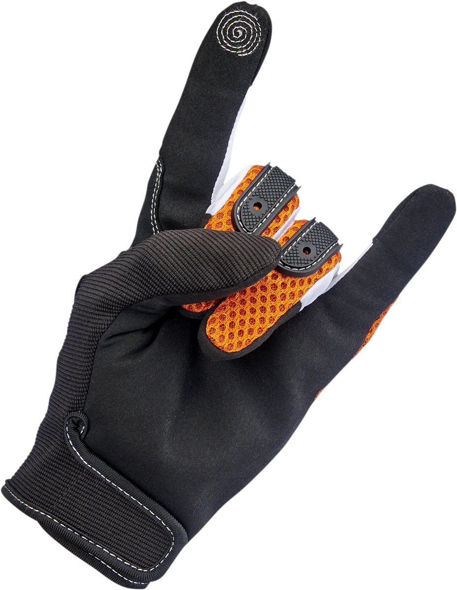 BILTWELL Anza Gloves - Orange - Large 1507-0601-004 - Image 6
