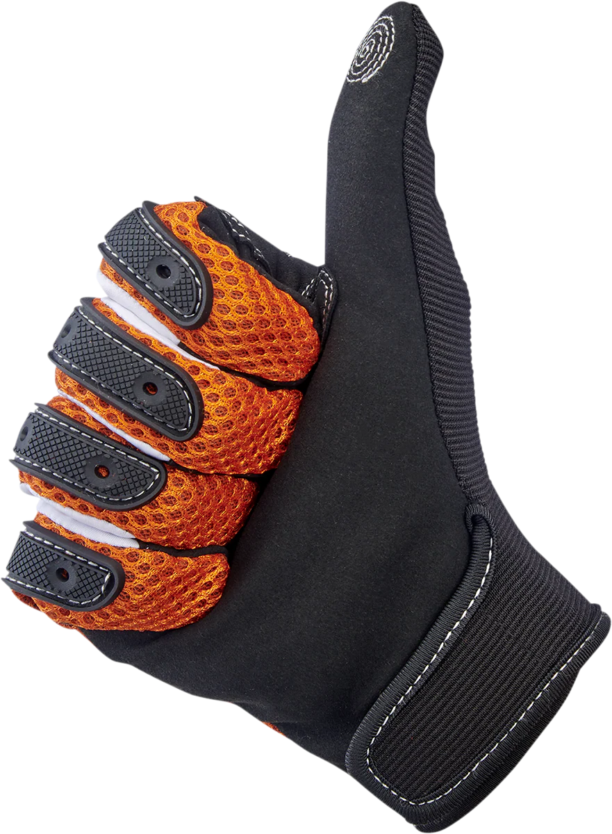 BILTWELL Anza Gloves - Orange - Small 1507-0601-002 - Image 5