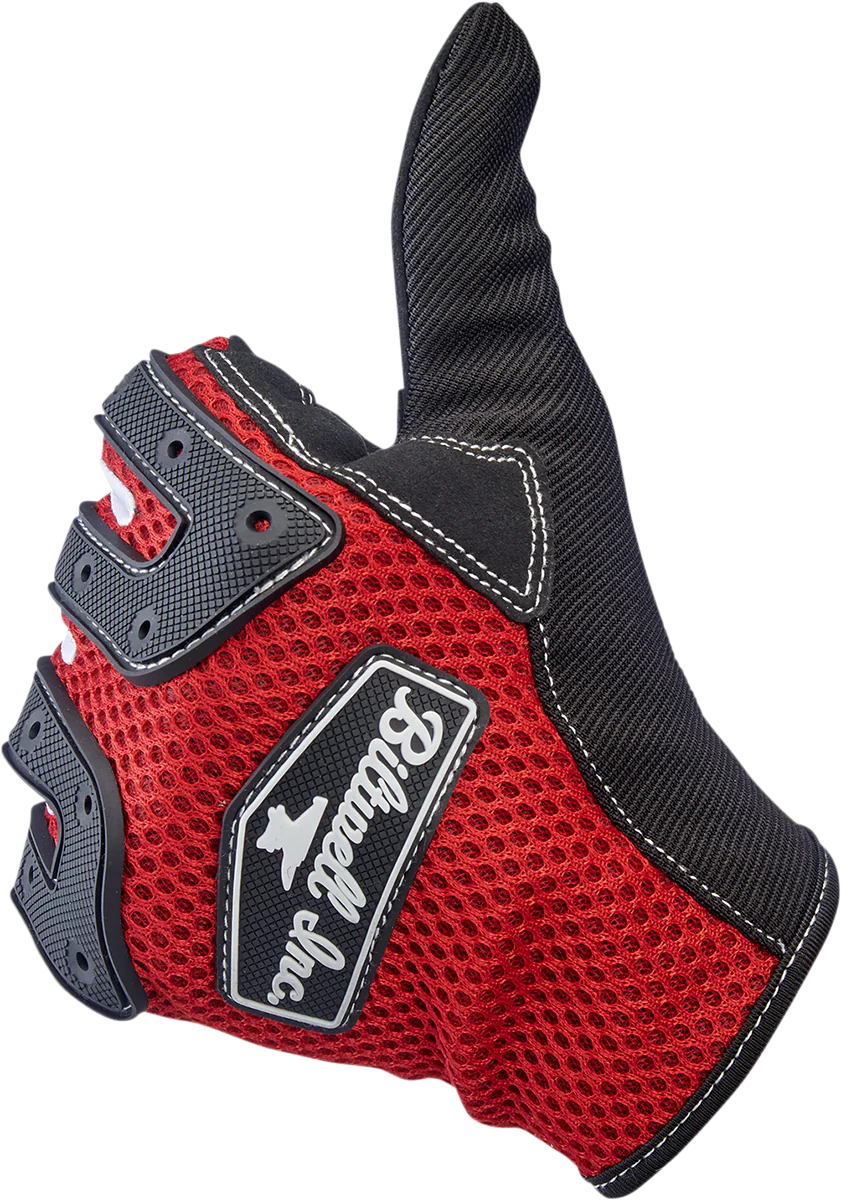 BILTWELL Anza Gloves - Red - Large 1507-0801-004 - Image 3