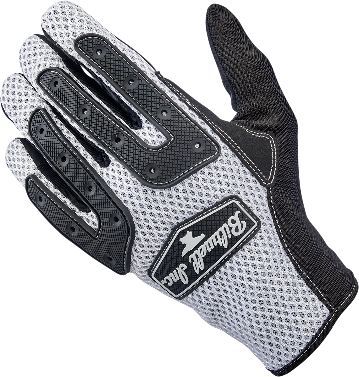 BILTWELL Anza Gloves - White - Large 1507-0401-004 - Image 2