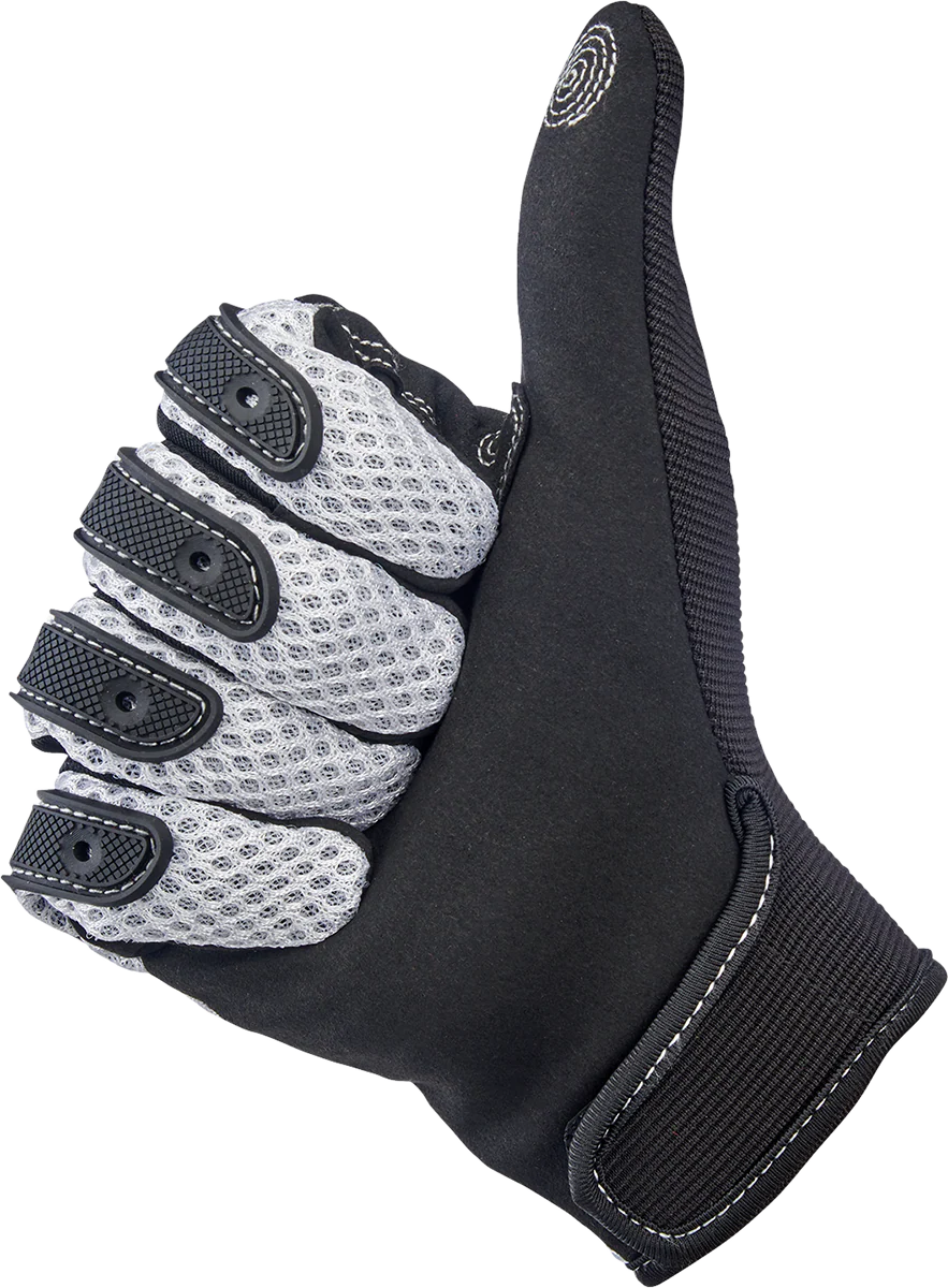 BILTWELL Anza Gloves - White - XL 1507-0401-005 - Image 5