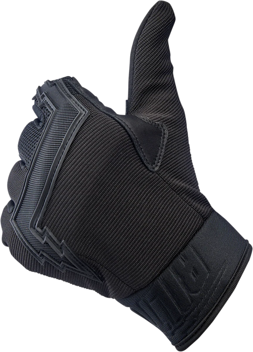 BILTWELL Baja Gloves - Black Out - Small 1508-0101-302 - Image 7