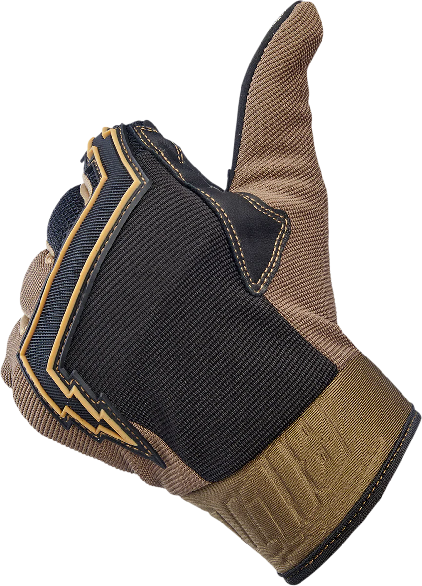 BILTWELL Baja Gloves - Chocolate - Medium 1508-0201-303 - Image 3