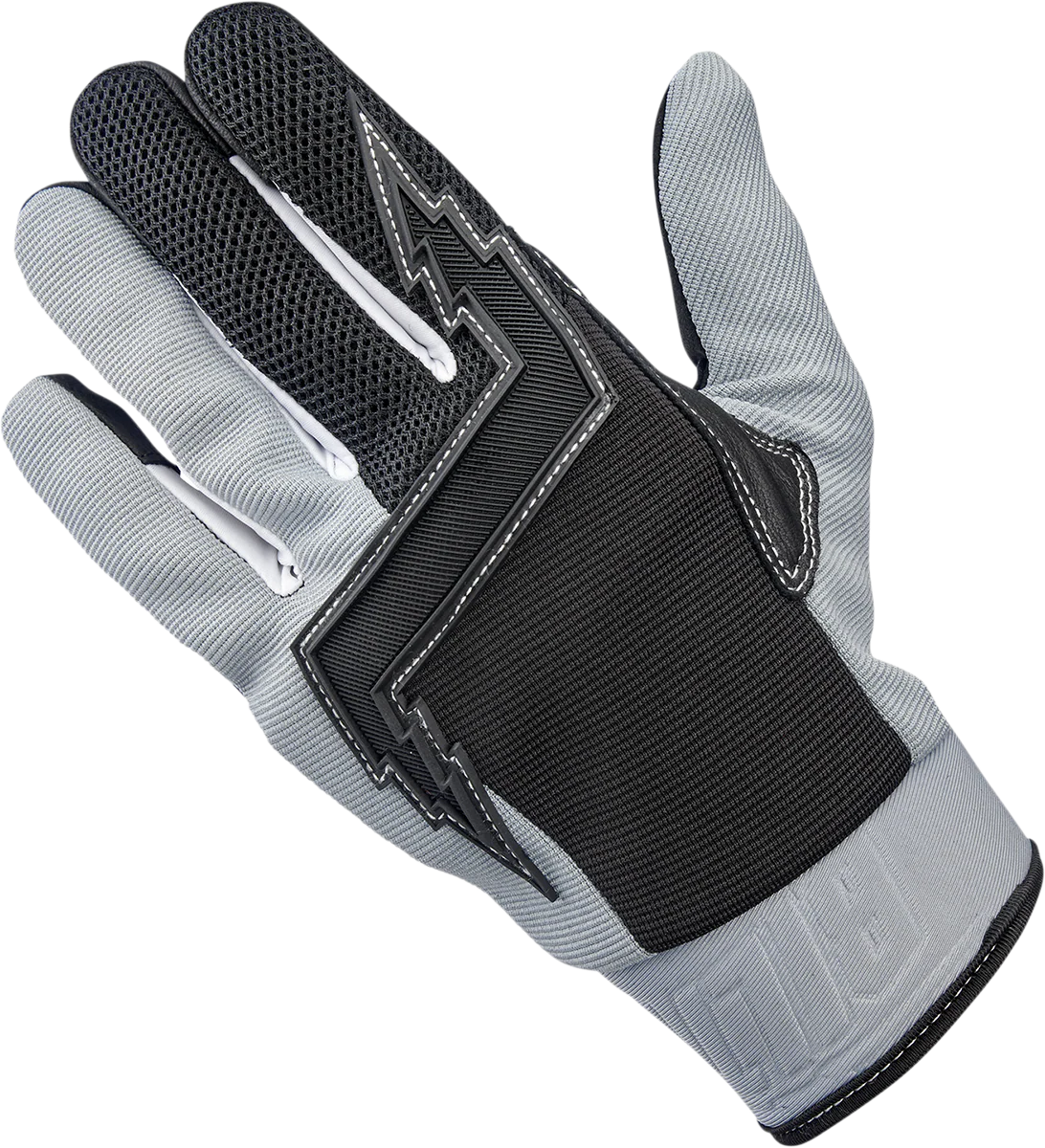 BILTWELL Baja Gloves - Gray - 2XL 1508-1101-306 - Image 6