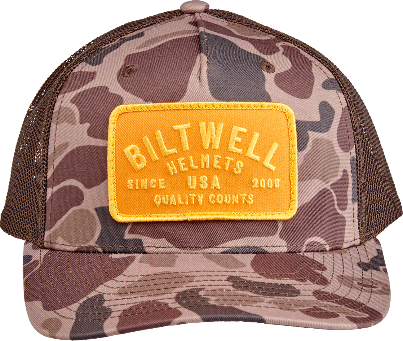 BILTWELL Bark Hat - Camo Brown 8002-2041-00