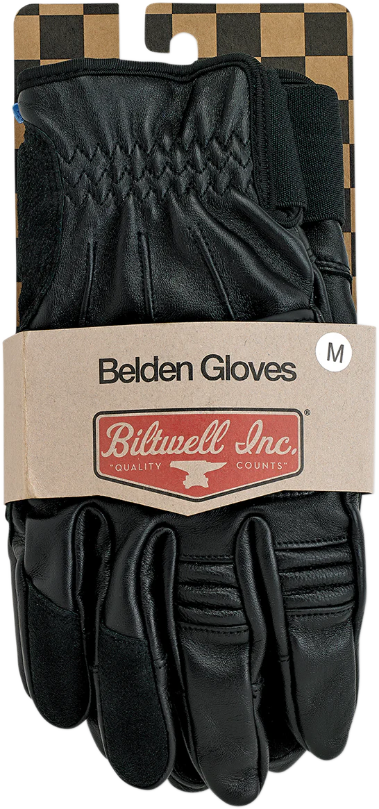 BILTWELL Belden Gloves - Black - 2XL 1505-0101-306 - Image 2