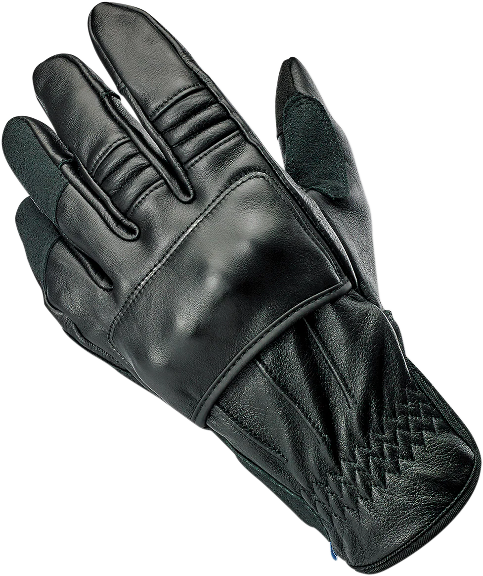 BILTWELL Belden Gloves - Black - Small 1505-0101-302 - Image 5