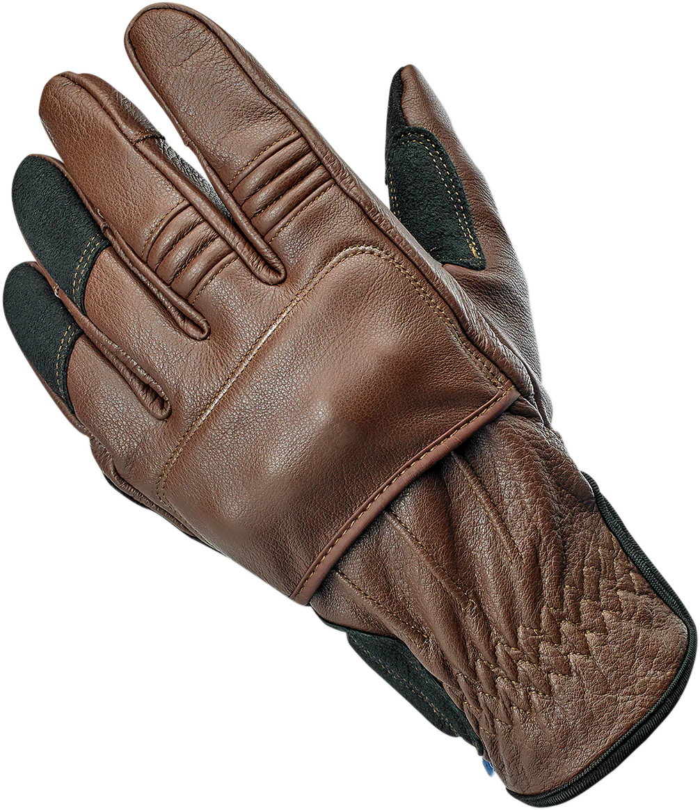 BILTWELL Belden Gloves - Chocolate/Black - XS 1505-0201-301 - Image 2