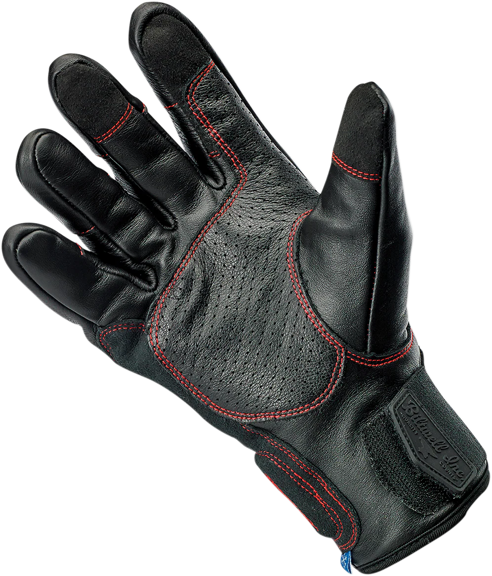 BILTWELL Belden Gloves - Redline - Medium 1505-0108-303 - Image 5