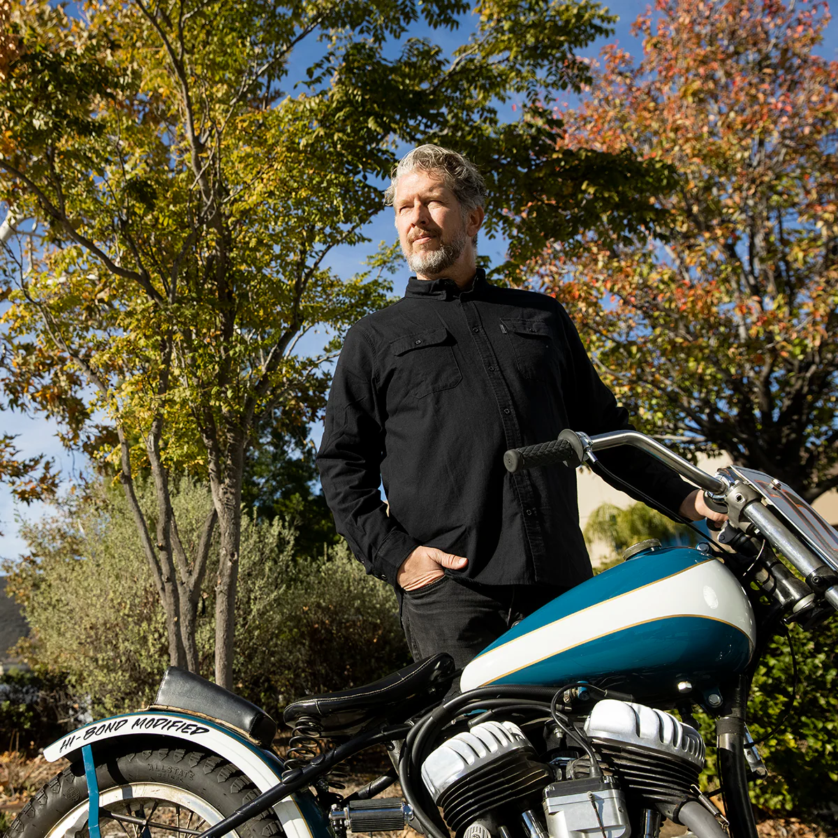 BILTWELL Blackout Lightweight Flannel - Black - Small 8145-068-002 - Image 3