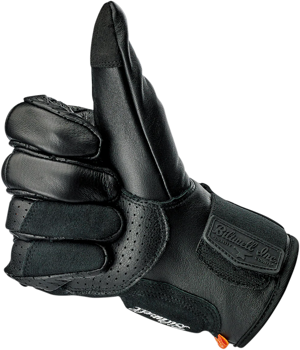 BILTWELL Borrego Gloves - Black - 2XL 1506-0101-306 - Image 5