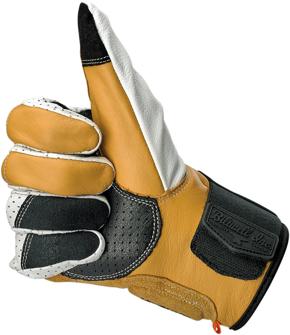 BILTWELL Borrego Gloves - Cement - 2XL 1506-0409-306 - Image 4