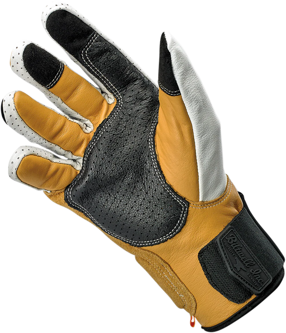 BILTWELL Borrego Gloves - Cement - XS 1506-0409-301 - Image 3
