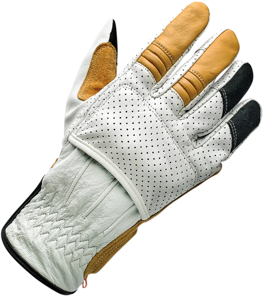 BILTWELL Borrego Gloves - Cement - XS 1506-0409-301 - Image 6