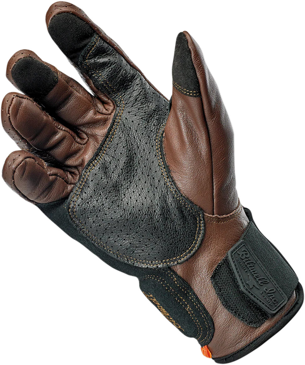BILTWELL Borrego Gloves - Chocolate/Black - 2XL 1506-0201-306 - Image 5