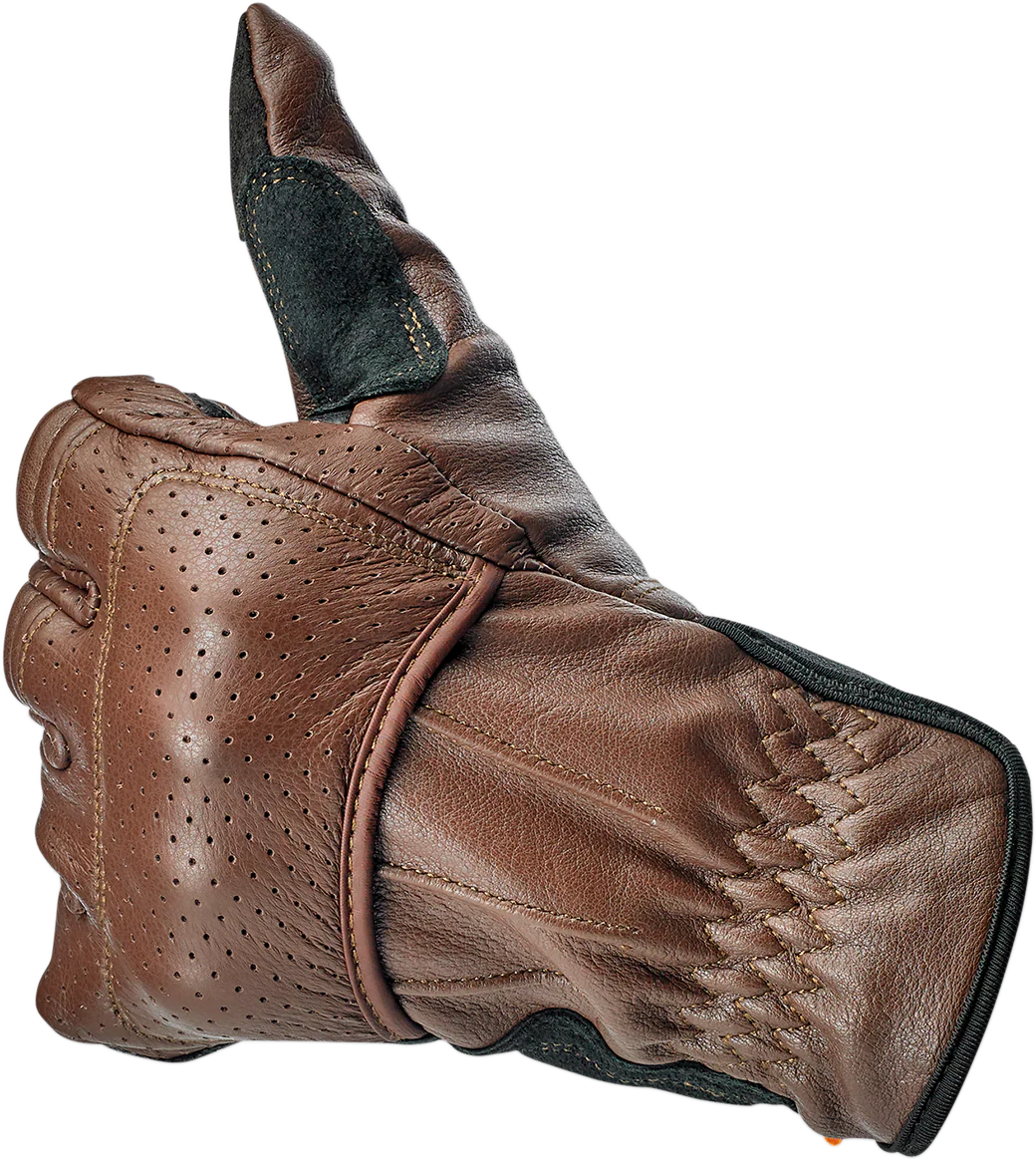 BILTWELL Borrego Gloves - Chocolate/Black - 2XL 1506-0201-306 - Image 7