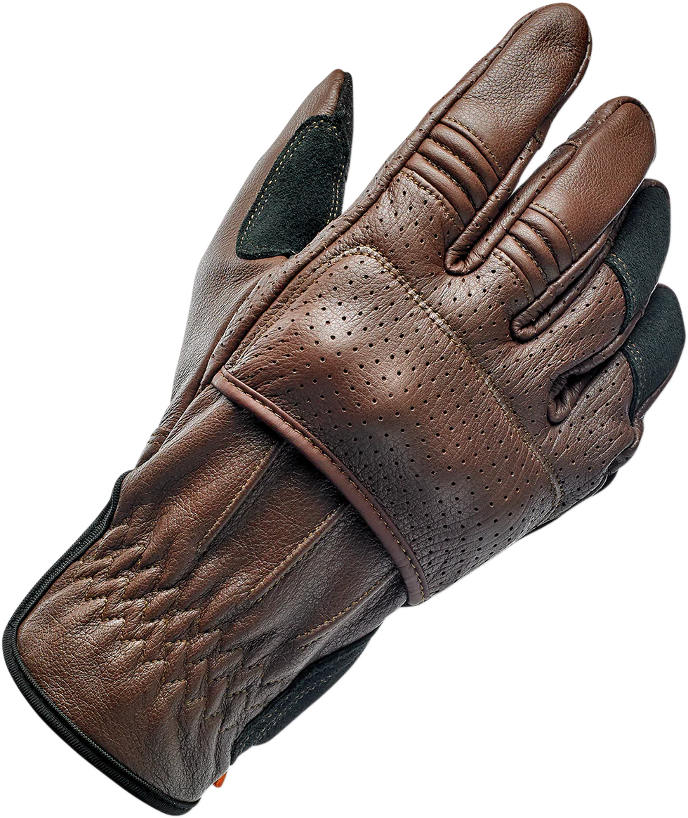 BILTWELL Borrego Gloves - Chocolate/Black - 2XL 1506-0201-306 - Image 8