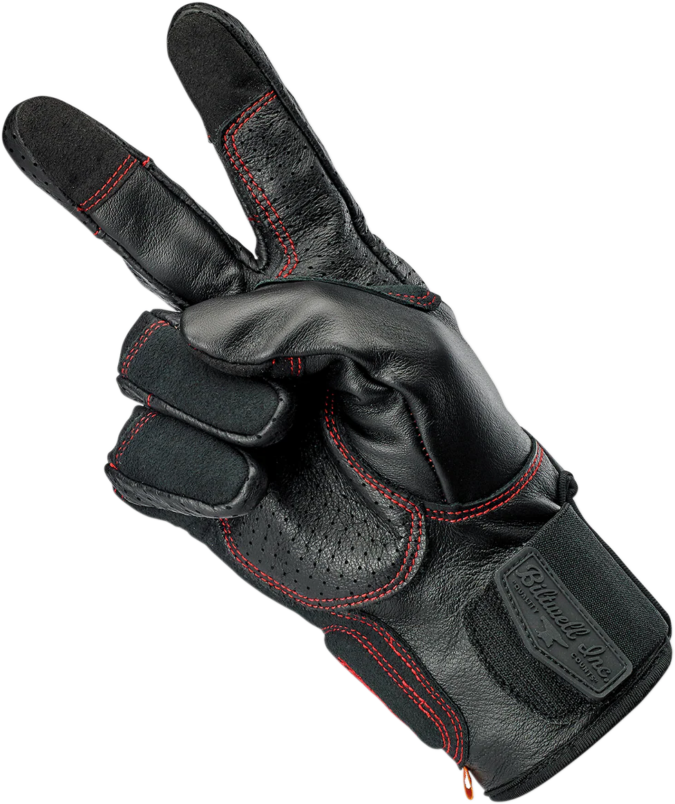 BILTWELL Borrego Gloves - Redline - Large 1506-0108-304 - Image 2
