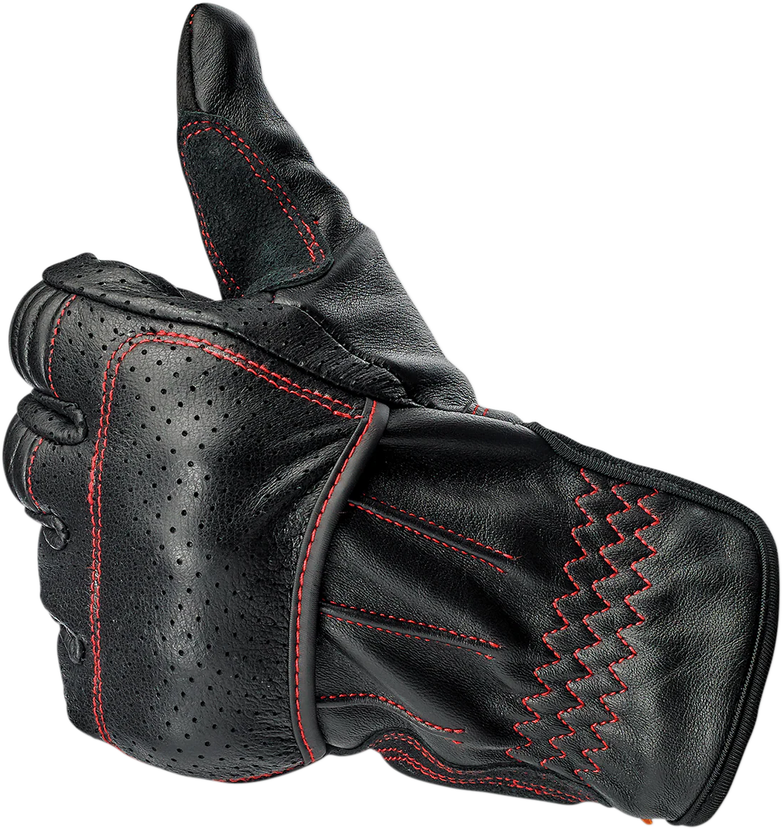 BILTWELL Borrego Gloves - Redline - Large 1506-0108-304 - Image 7
