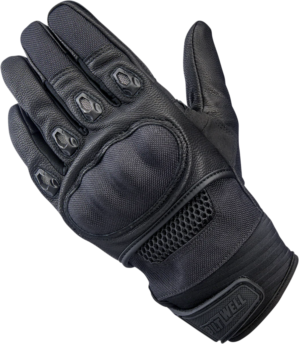 BILTWELL Bridgeport Gloves - Black Out - 2XL 1509-0101-306 - Image 3