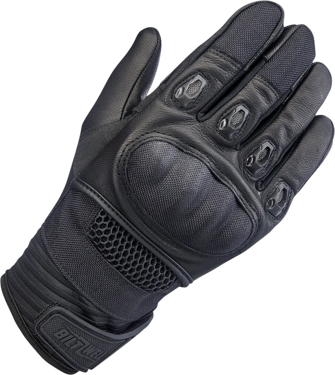 BILTWELL Bridgeport Gloves - Black Out - 2XL 1509-0101-306 - Image 8