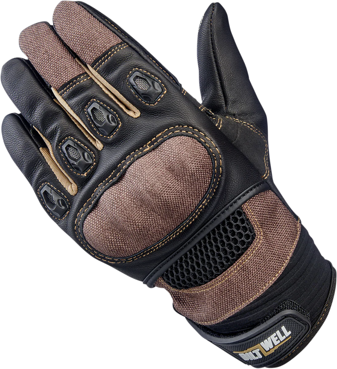 BILTWELL Bridgeport Gloves - Chocolate - 2XL 1509-0201-306 - Image 8
