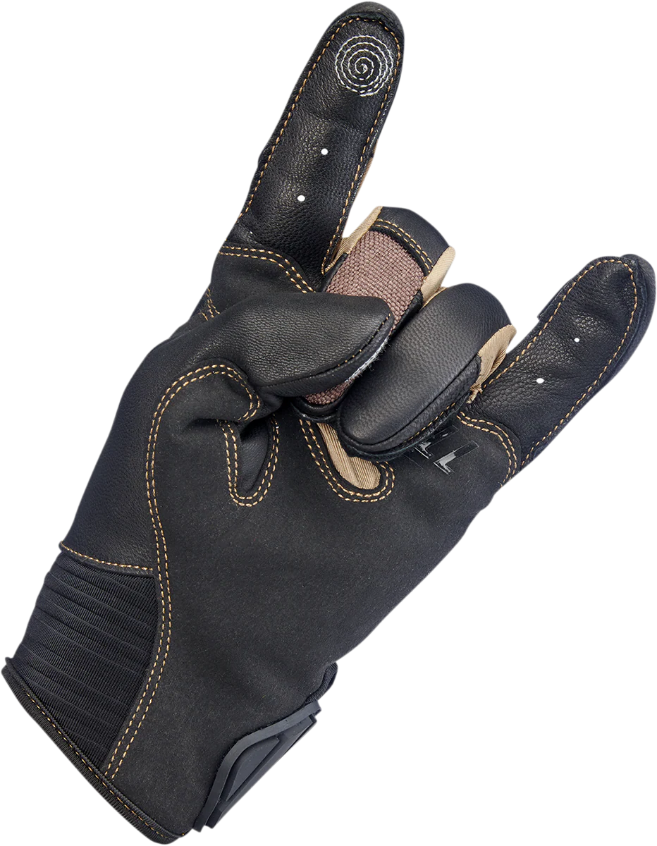 BILTWELL Bridgeport Gloves - Chocolate - Large 1509-0201-304 - Image 2