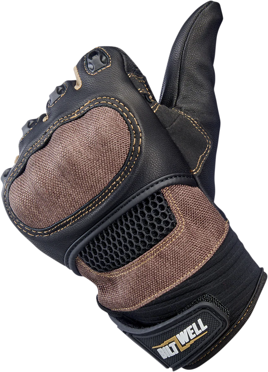 BILTWELL Bridgeport Gloves - Chocolate - XL 1509-0201-305