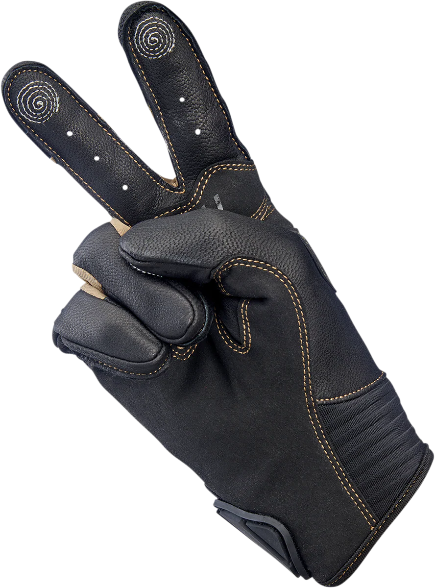 BILTWELL Bridgeport Gloves - Chocolate - XL 1509-0201-305 - Image 4