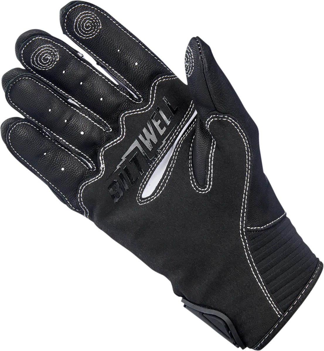 BILTWELL Bridgeport Gloves - Gray - XL 1509-1101-305 - Image 5