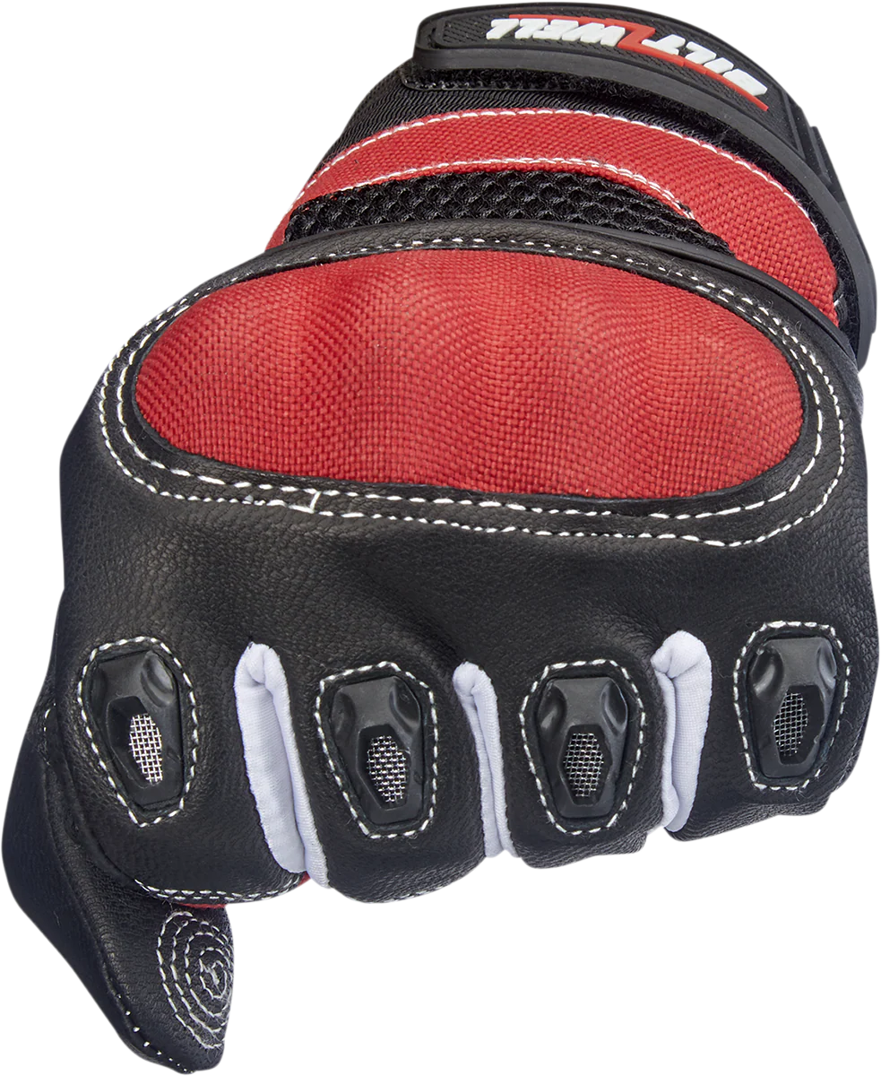 BILTWELL Bridgeport Gloves - Red - 2XL 1509-0801-306 - Image 7
