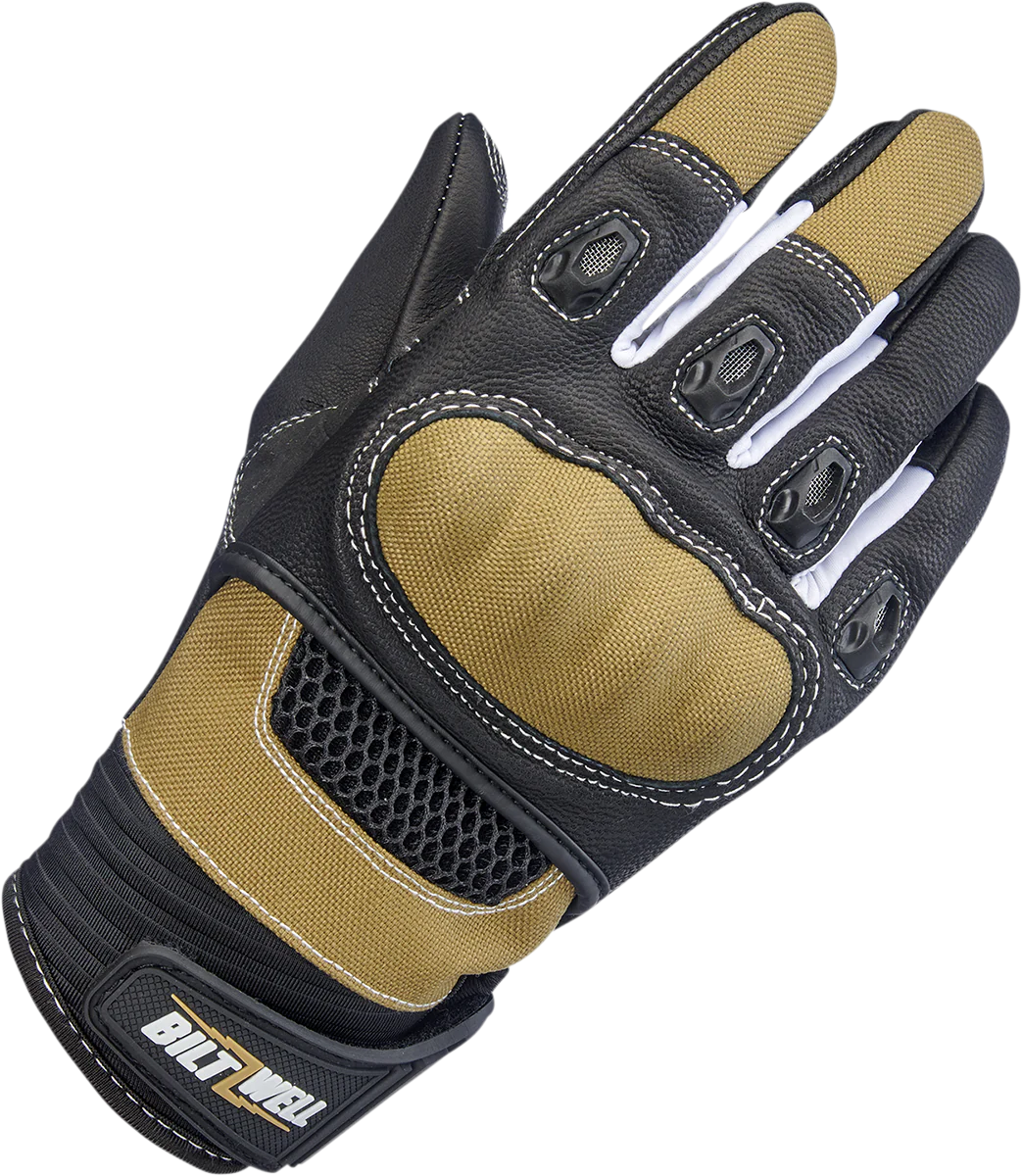BILTWELL Bridgeport Gloves - Tan - Medium 1509-0901-303