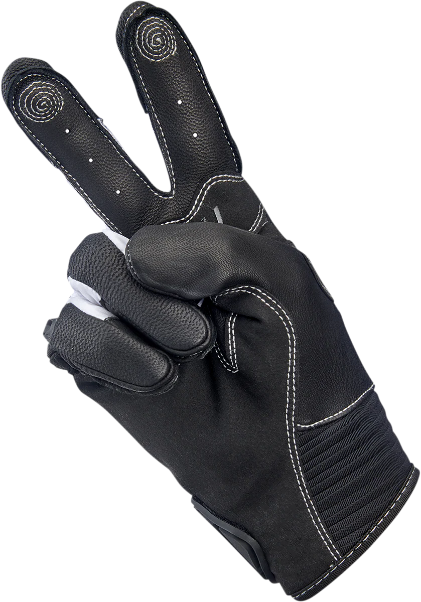 BILTWELL Bridgeport Gloves - Tan - Small 1509-0901-302 - Image 5