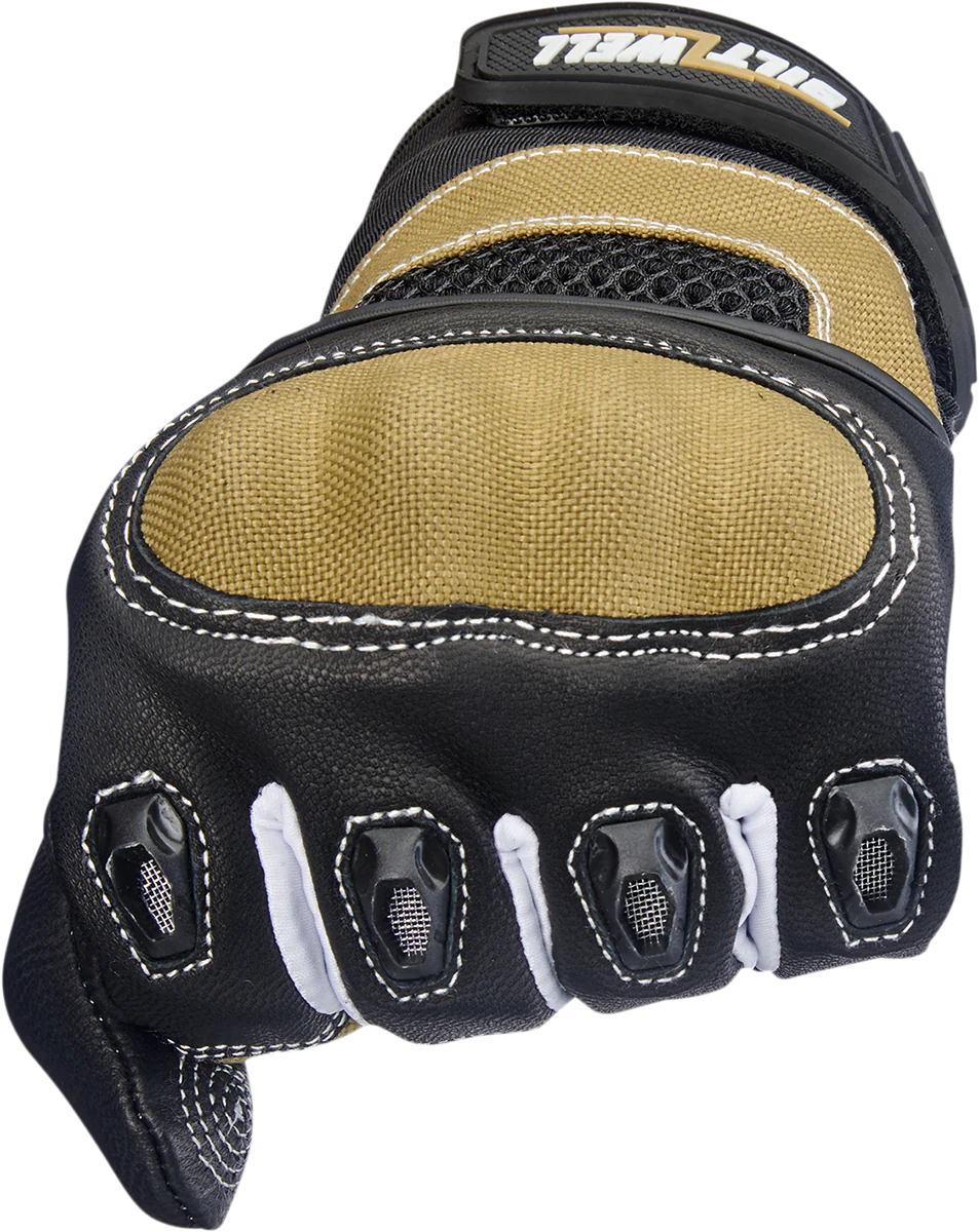 BILTWELL Bridgeport Gloves - Tan - XL 1509-0901-305 - Image 3