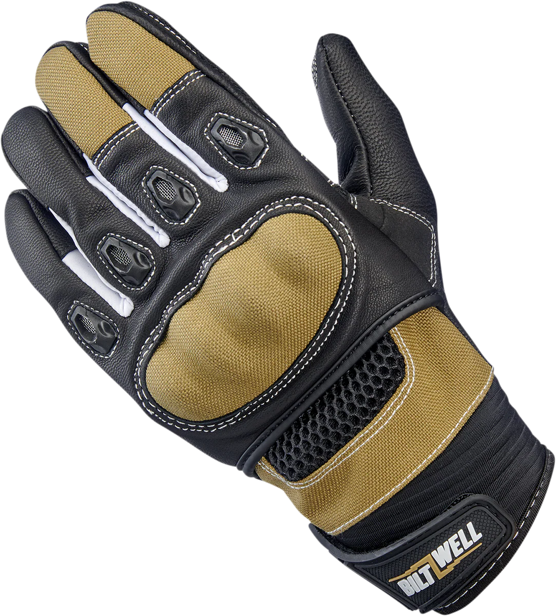 BILTWELL Bridgeport Gloves - Tan - XL 1509-0901-305 - Image 4