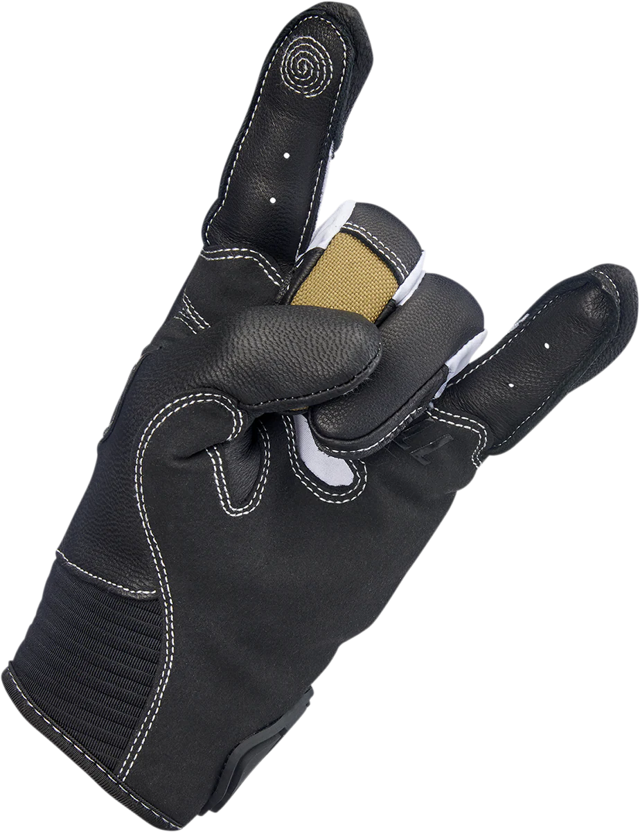 BILTWELL Bridgeport Gloves - Tan - XL 1509-0901-305 - Image 8