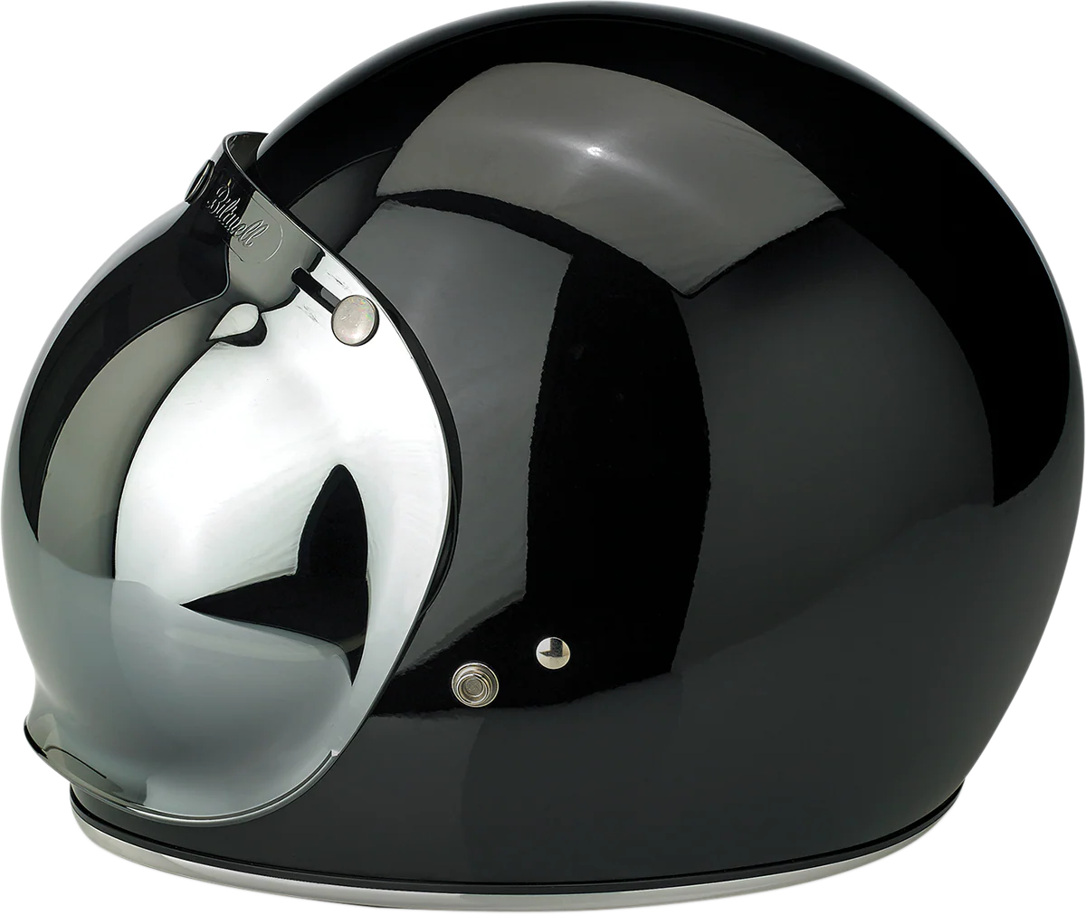 BILTWELL Bubble Shield - Chrome Mirror 2001-221