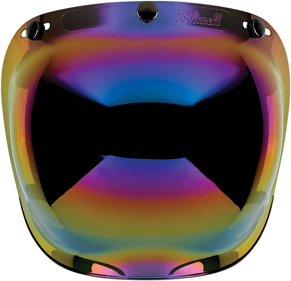 BILTWELL Bubble Shield - Rainbow Mirror 2001-223