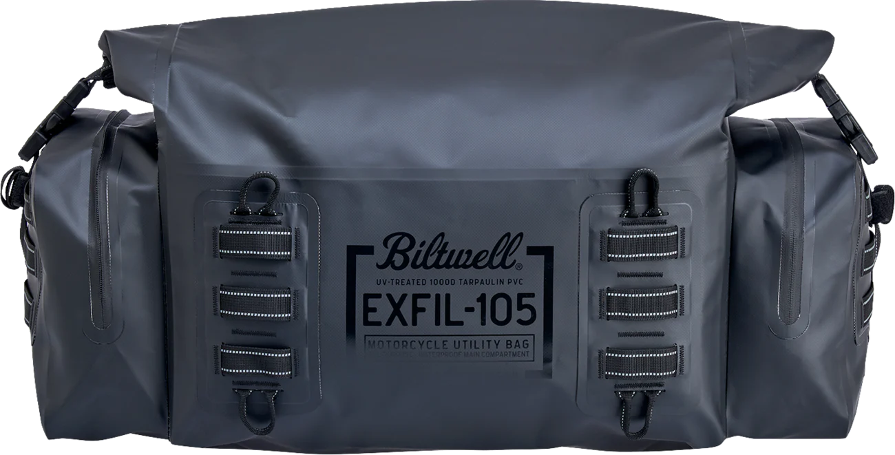 BILTWELL EXFIL-105 Dry Bag - Black 3024-01 - Image 4