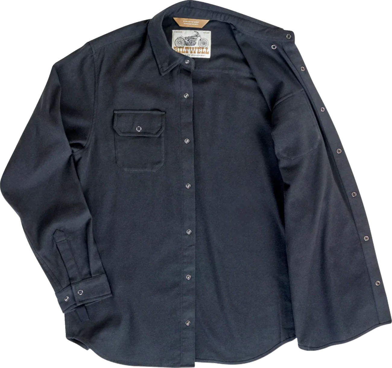 BILTWELL HI Test Flannel Shirt - Black - 2XL 8128-124-006 - Image 2
