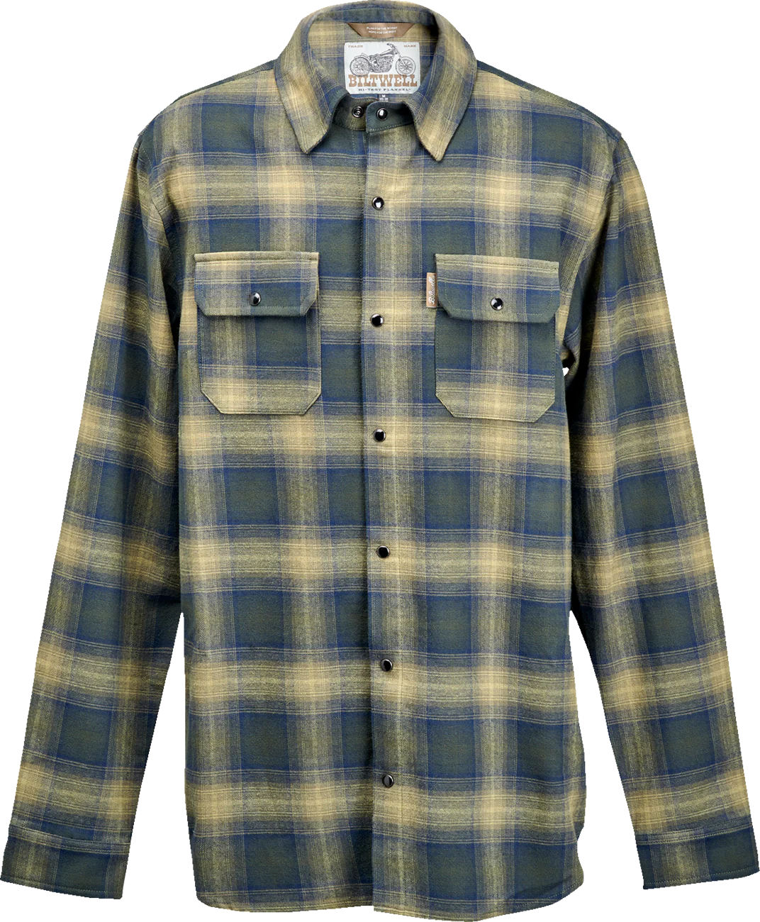 BILTWELL HI Test Flannel Shirt - Moss - 2XL 8128-126-006