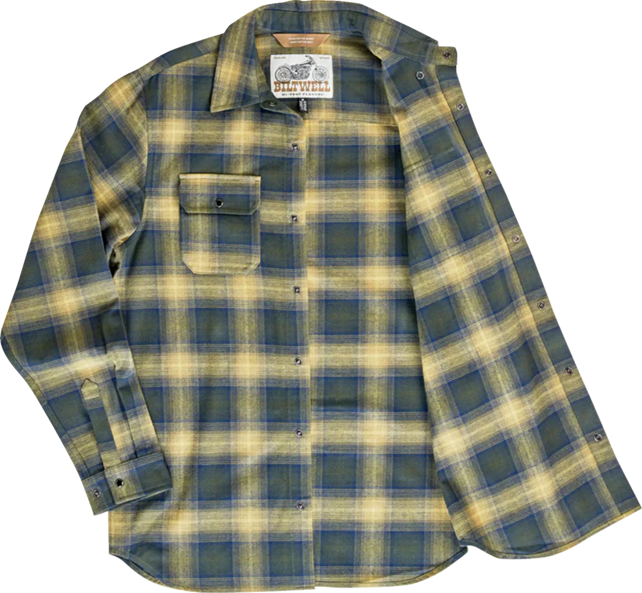 BILTWELL HI Test Flannel Shirt - Moss - 2XL 8128-126-006 - Image 3