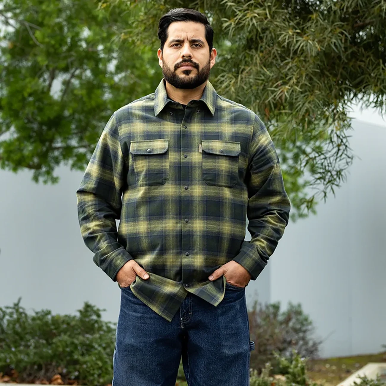 BILTWELL HI Test Flannel Shirt - Moss - 2XL 8128-126-006 - Image 7