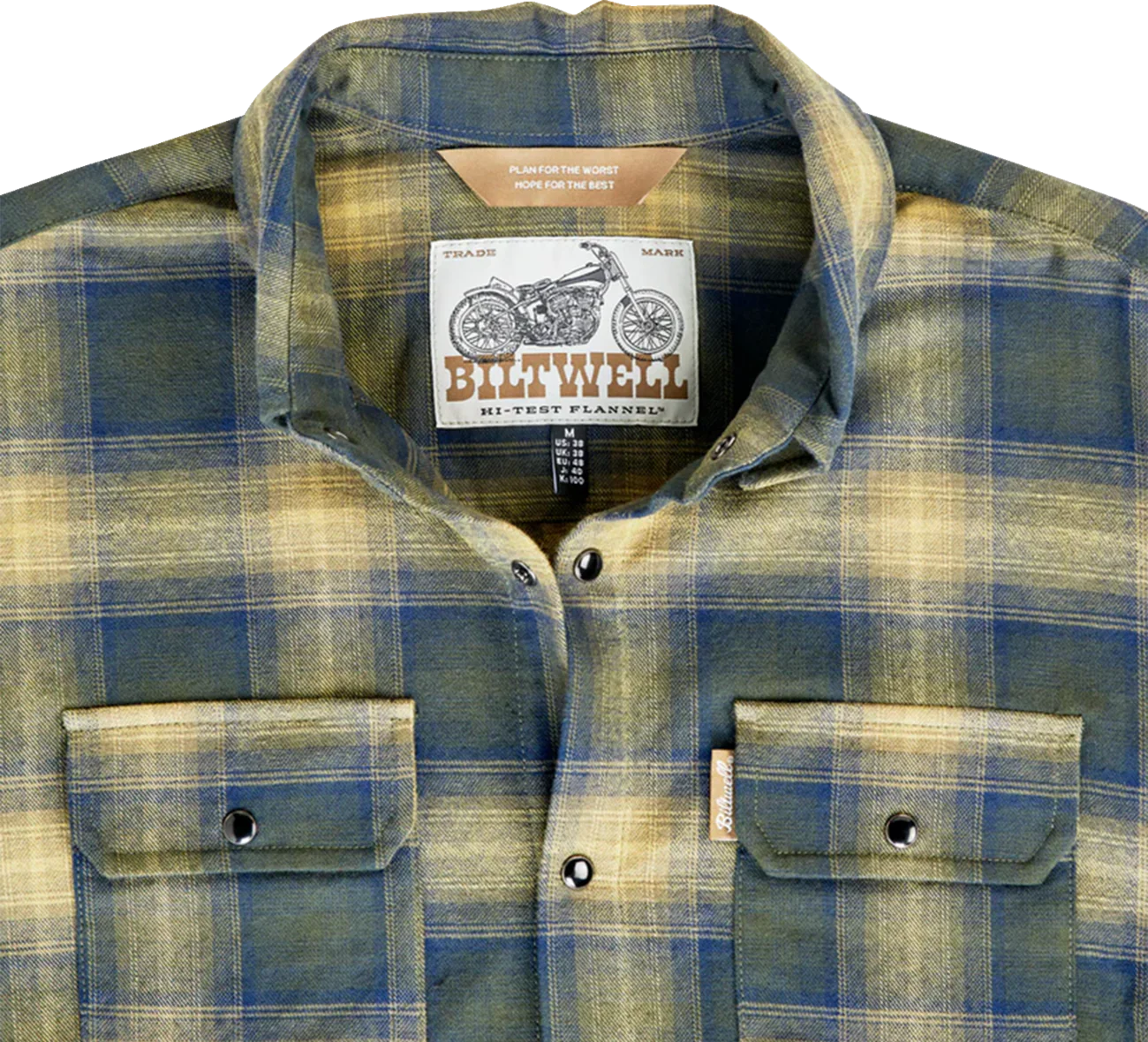BILTWELL HI Test Flannel Shirt - Moss - 3XL 8128-126-007 - Image 4