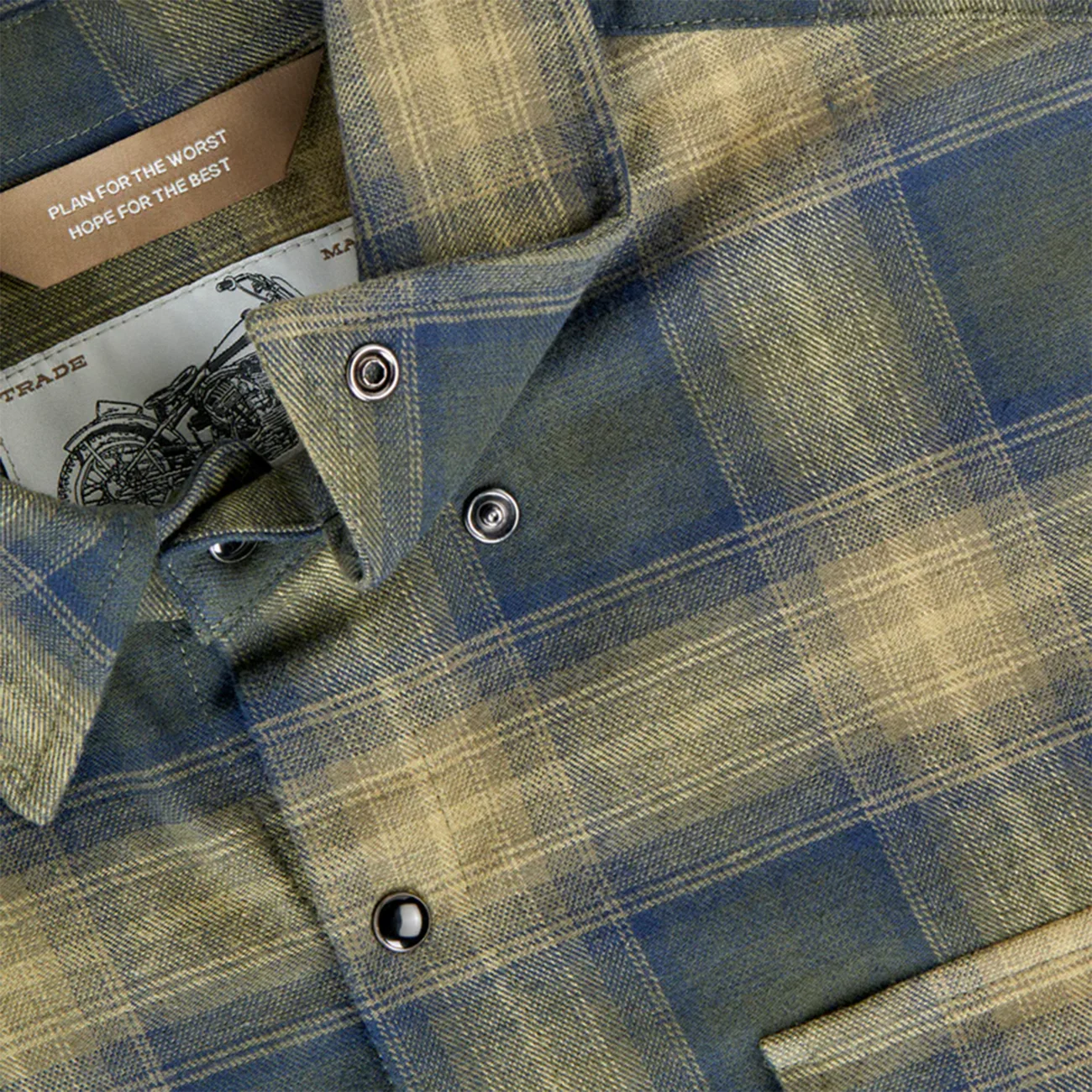 BILTWELL HI Test Flannel Shirt - Moss - 3XL 8128-126-007 - Image 6