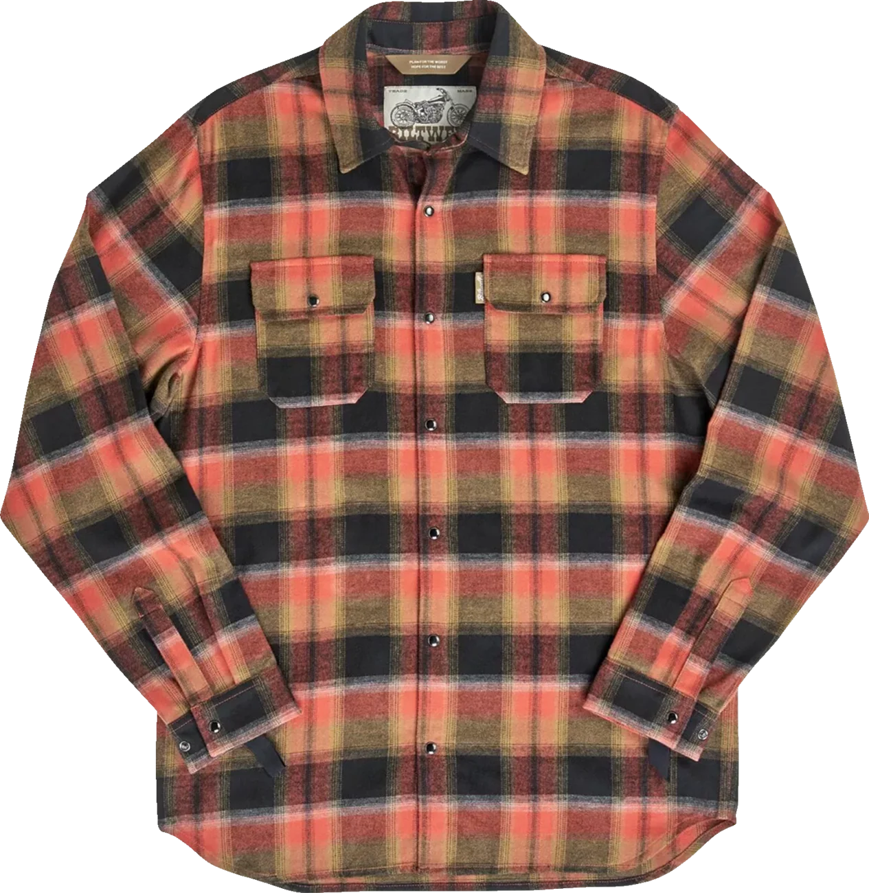 BILTWELL HI Test Flannel Shirt - Rust - 2XL 8128-125-006